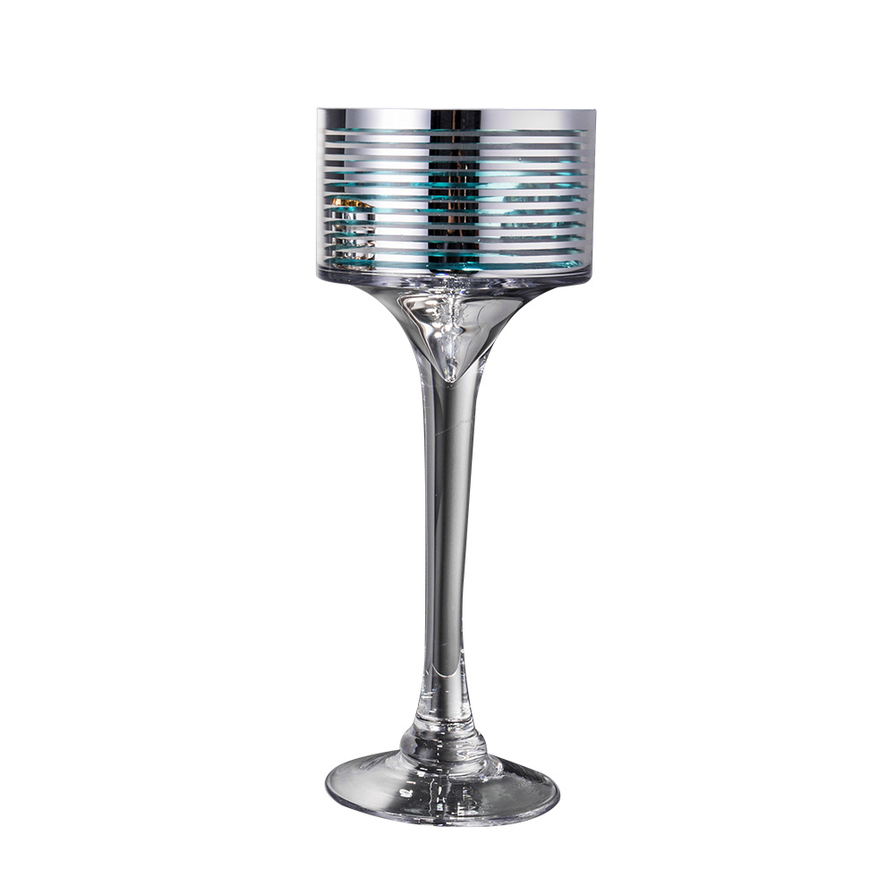 10005	 D5.9"H15" - GLASS CANDLEHOLDER