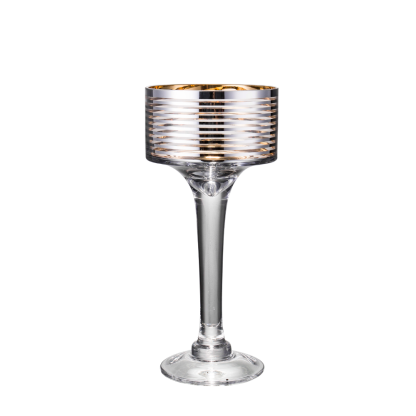 10003	 D5.9"H11.8" - GLASS CANDLEHOLDER