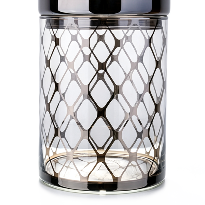 10072	 D6.7"H10.2" - DECORATIVE GLASS JAR