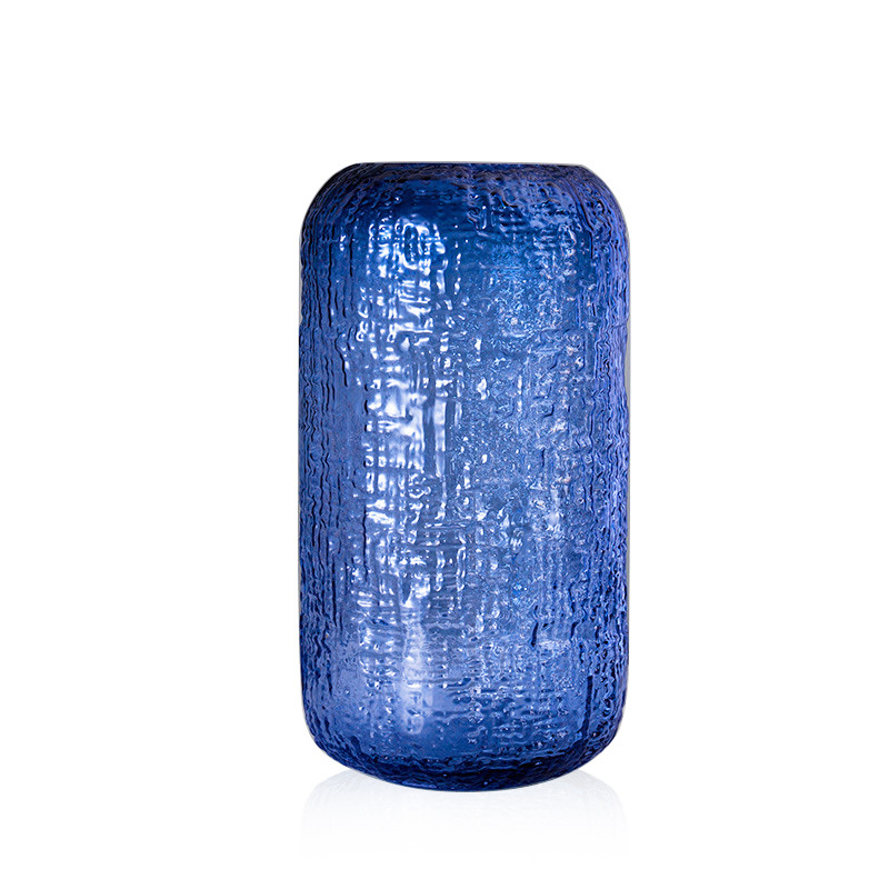 10183	 L5.5"W5.5"H10.5"GLASS VASE 4PC/CASE