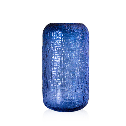 10183	 L5.5"W5.5"H10.5"GLASS VASE 4PC/CASE