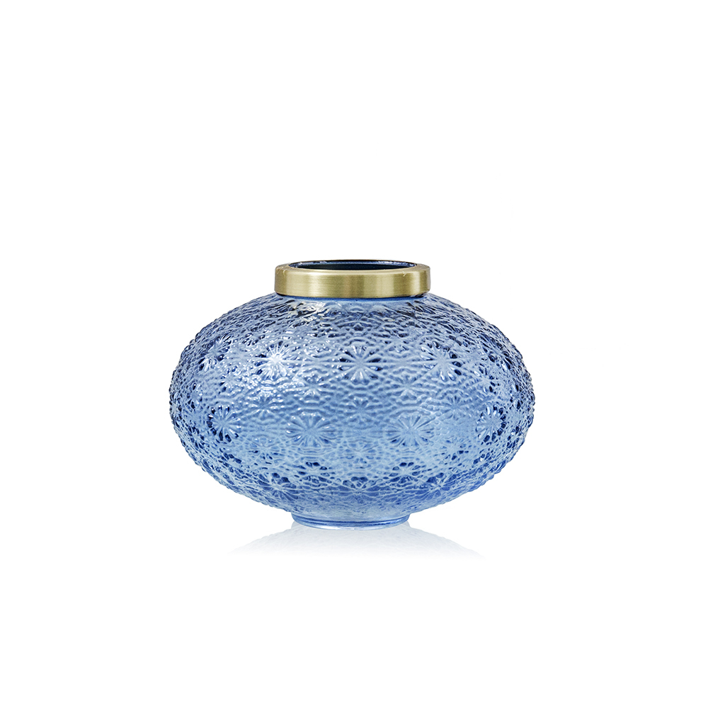 D5.9"H4.3" - GLASS VASE