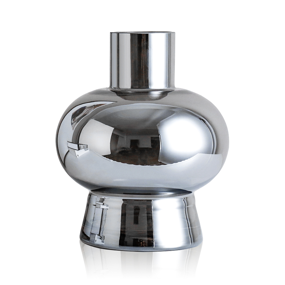 D5.91"H7.28" - MODERN GLASS VASE