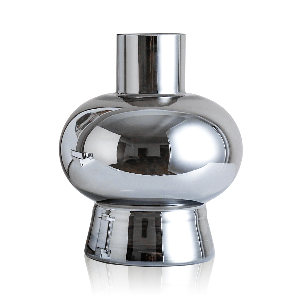 D5.91"H7.28" - MODERN GLASS VASE