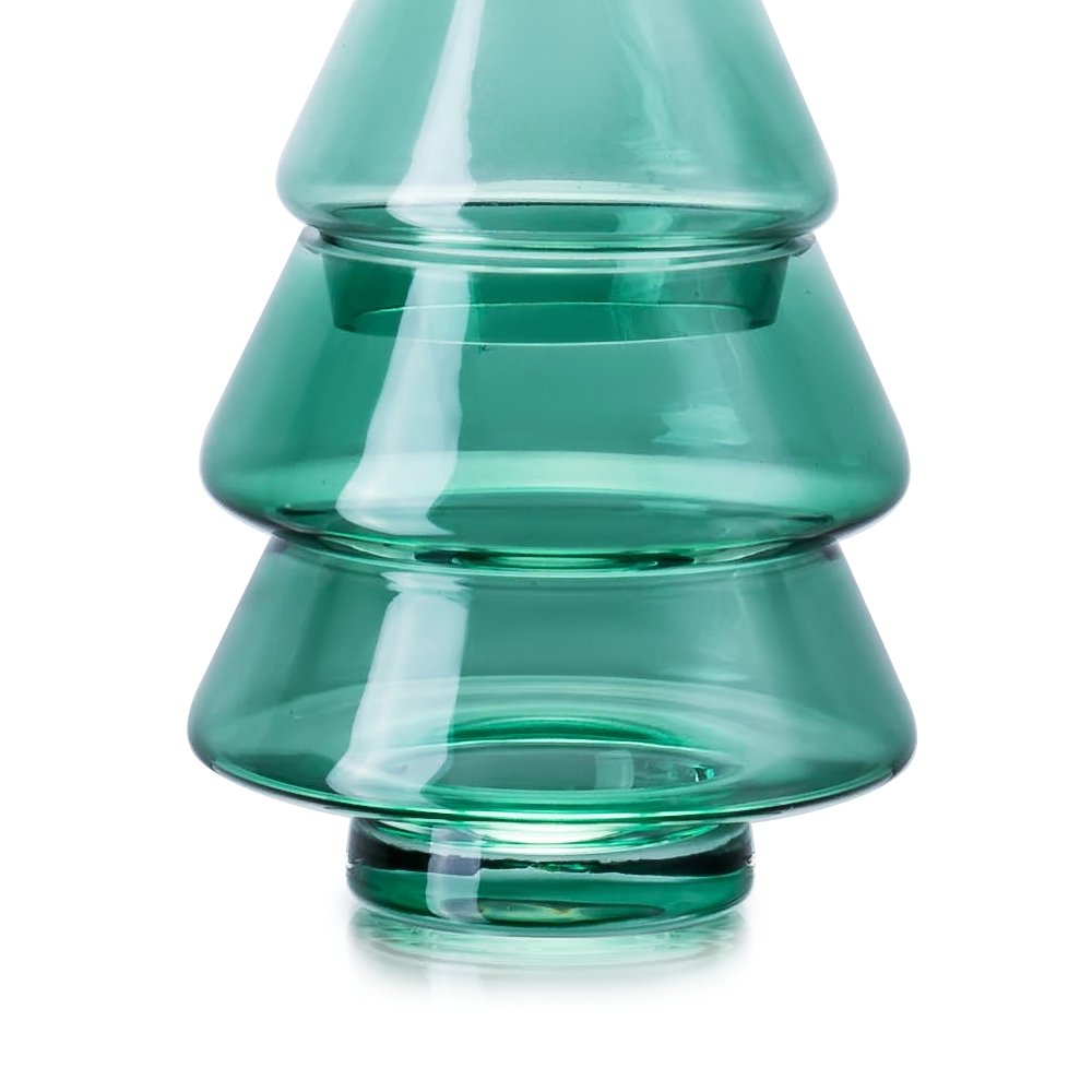 11044	 D4.3"H7.1" - GLASS CHRISTMAS TREE