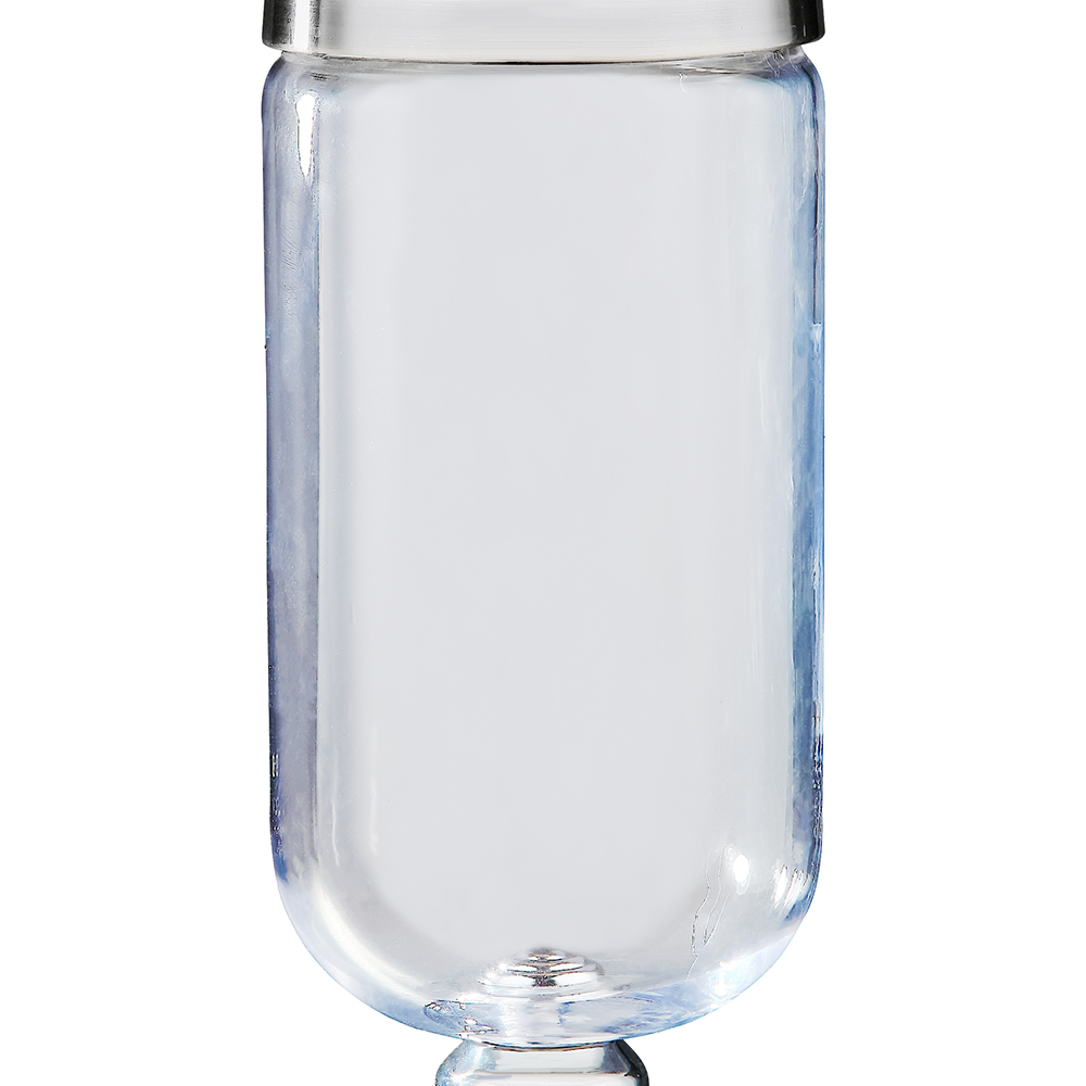 64808	 D5.5"H21.5" - GLASS APOTHECARY JAR WITH LID