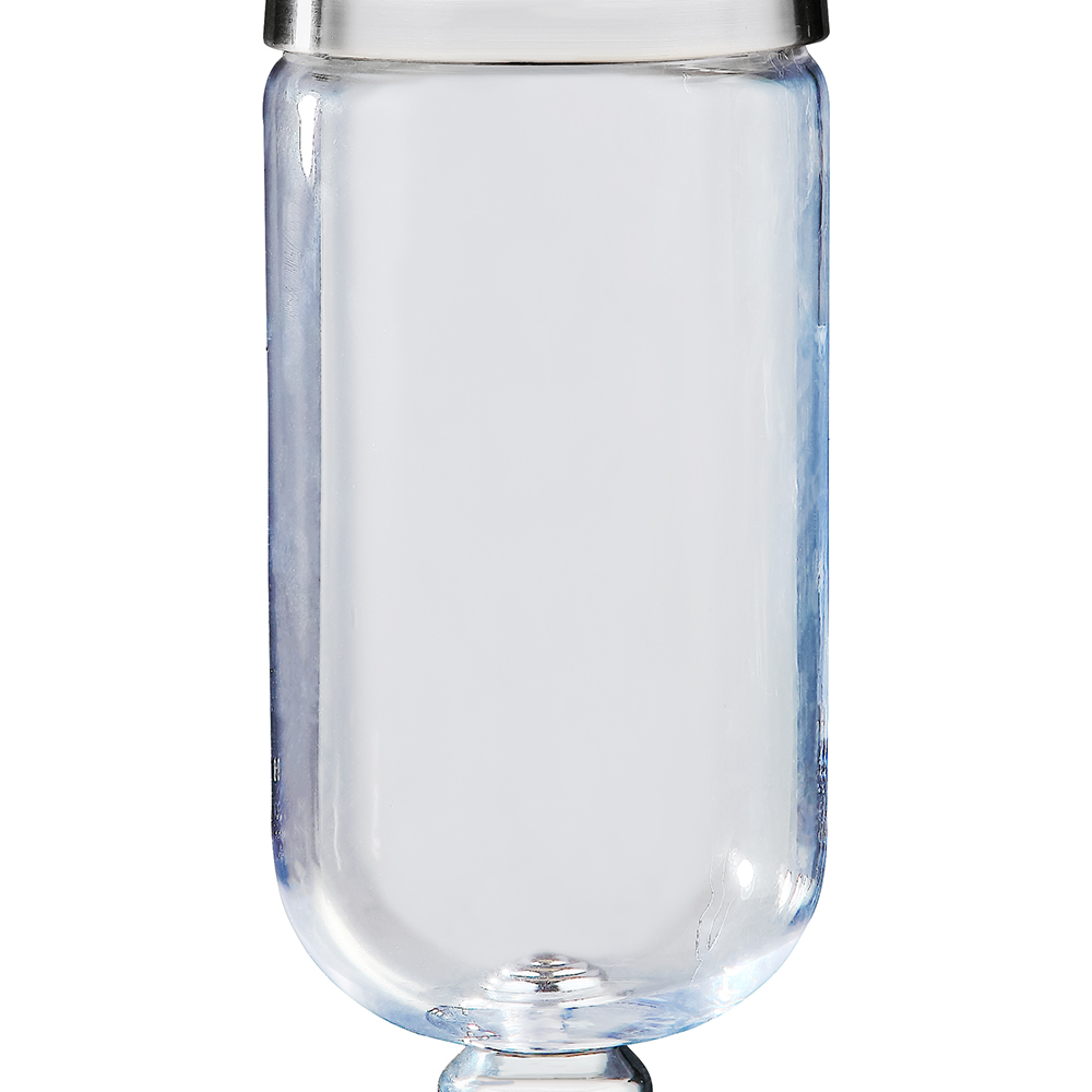 64808	 D5.5"H21.5" - GLASS APOTHECARY JAR WITH LID