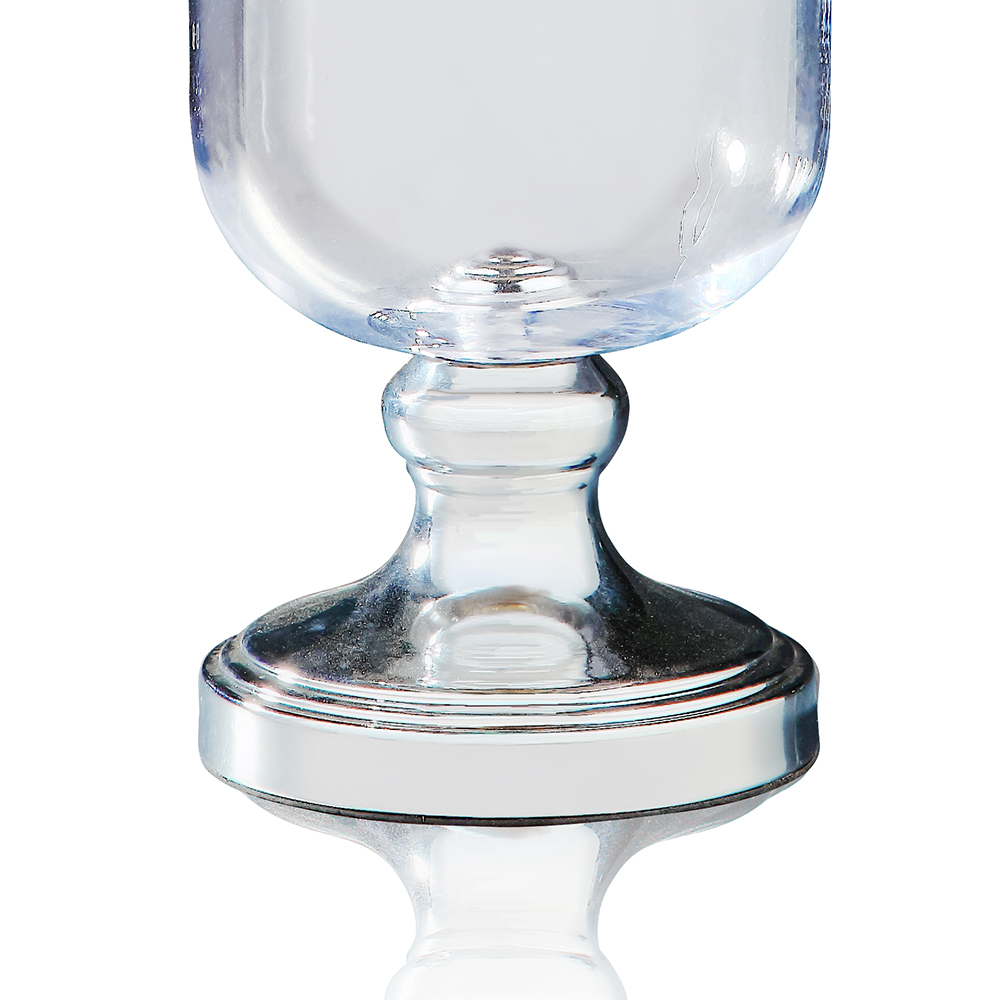 64808	 D5.5"H21.5" - GLASS APOTHECARY JAR WITH LID