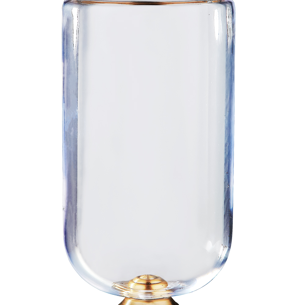 64807	 D5.5"H21.5" - GLASS APOTHECARY JAR WITH LID
