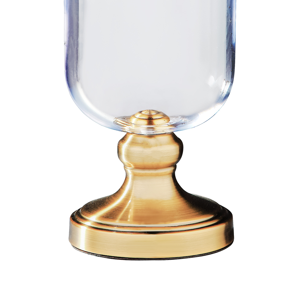64807	 D5.5"H21.5" - GLASS APOTHECARY JAR WITH LID