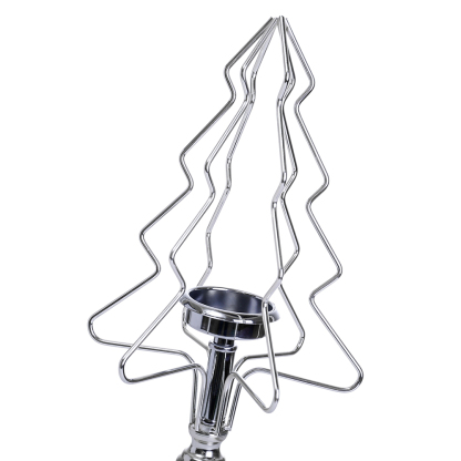 M20118S	 D6.7"H15.2" - TREE SHAPE CANDLEHOLDER