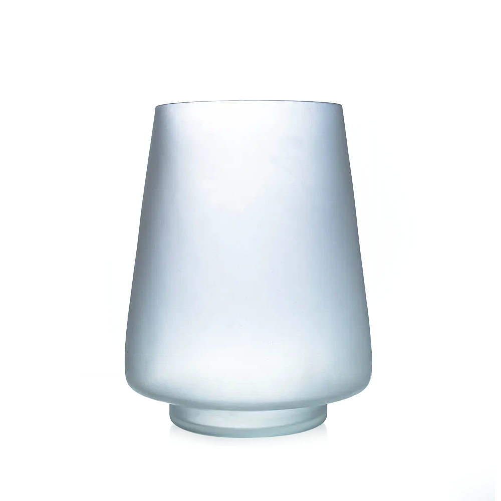 12052	 D8.3"H10.6" - GLASS VASE