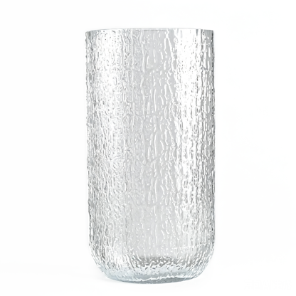 12256	 L8.1W4.5H15.7" - GLASS VASE