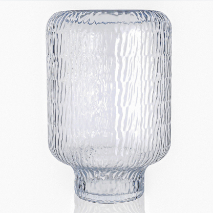 D5.5"H8.1" - GLASS VASE