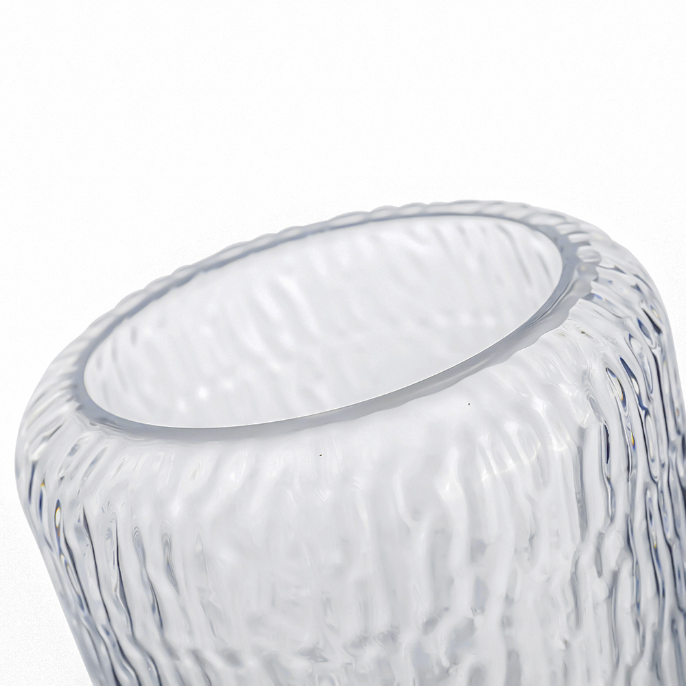 12280	 D5.5"H8.1" - GLASS VASE