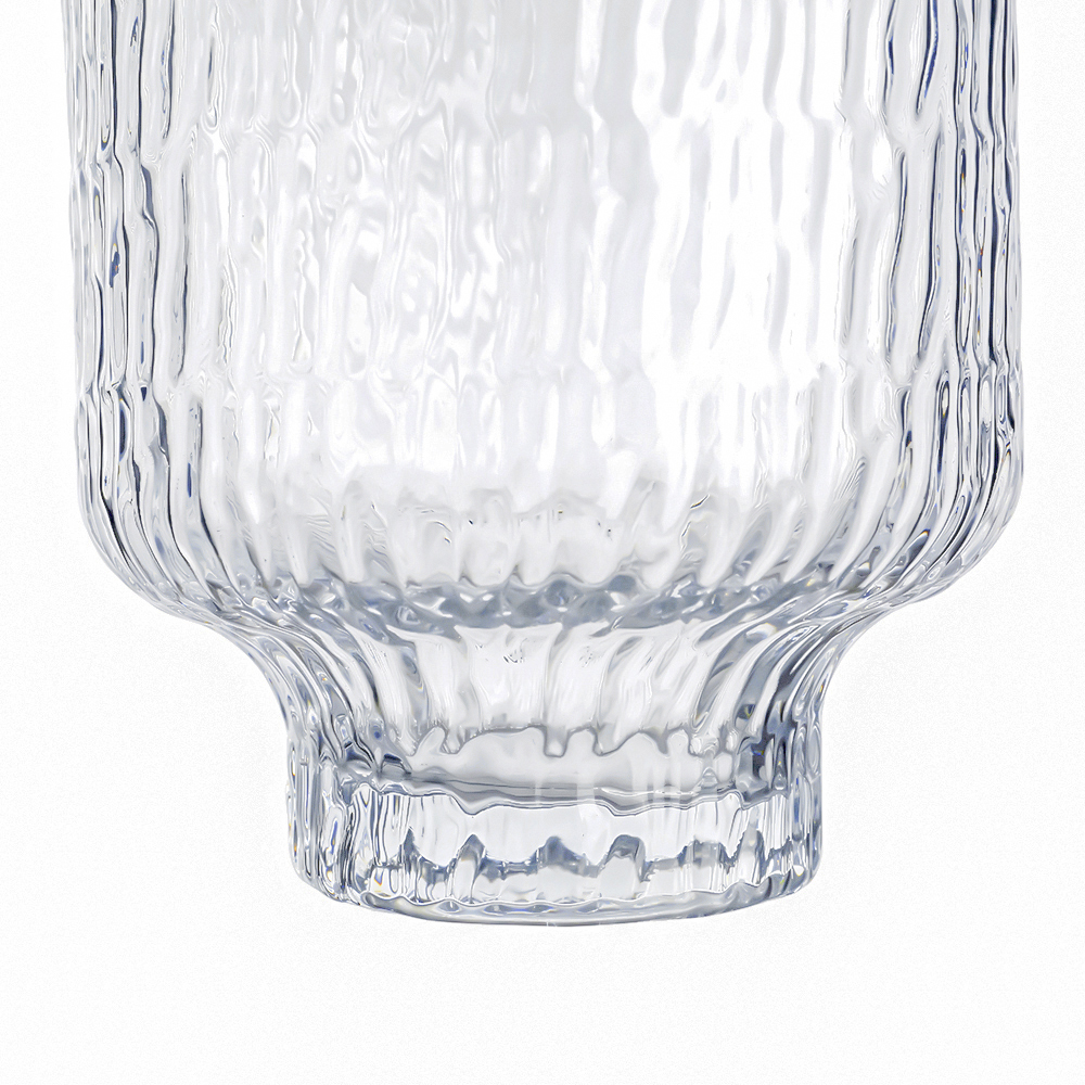 12280	 D5.5"H8.1" - GLASS VASE