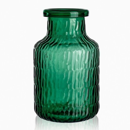 D8.5"H13.2" - GLASS VASE