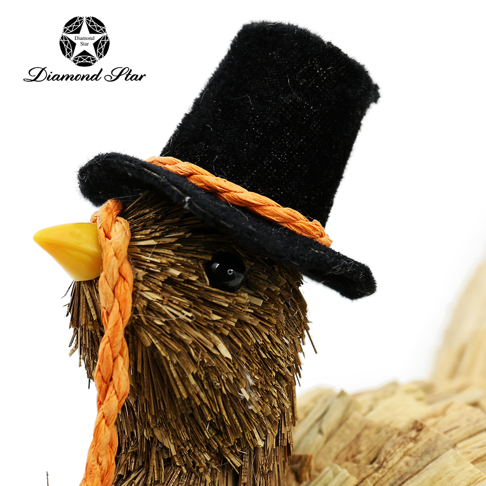 31233	 L7.9"W5.9"H7.9" - TURKEY HARVEST DECORATION