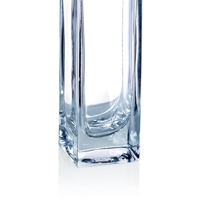 50016	 L1.5"W1.5H8" - SQUARE GLASS BUD VASE
