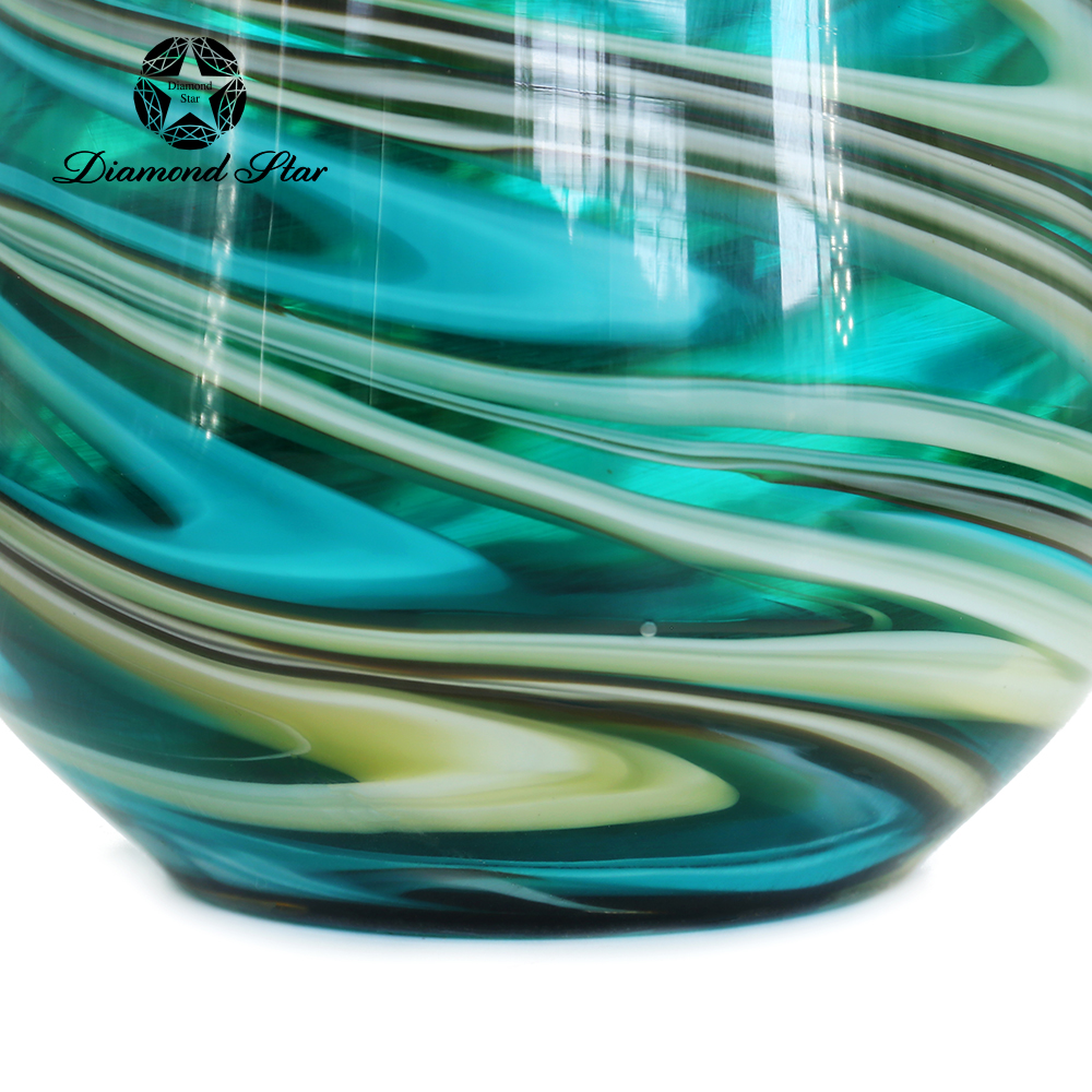 85190	 D7.5"H10.5" - GLASS VASE