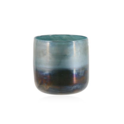 15007	 D6.3"H6.3" - GLASS VASE