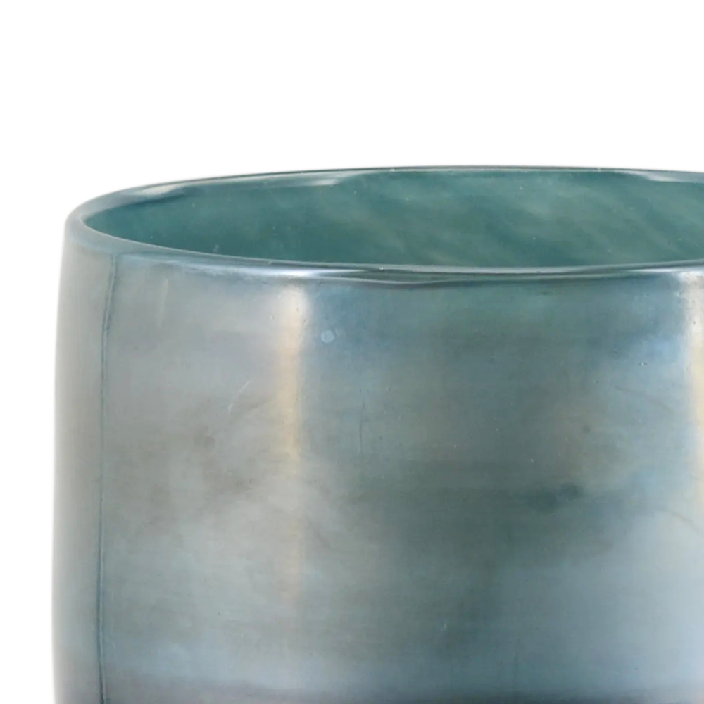 15007	 D6.3"H6.3" - GLASS VASE