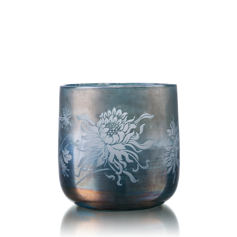 15018	 D6.3"H6.3" - GLASS VASE