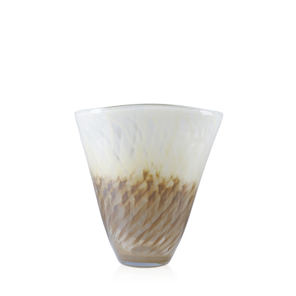 15074	 L9.5"W6.5"H10"GLASS VASE 6PC/CASE