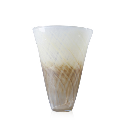 15075	 L9"W6"H12"GLASS VASE 6PC/CASE