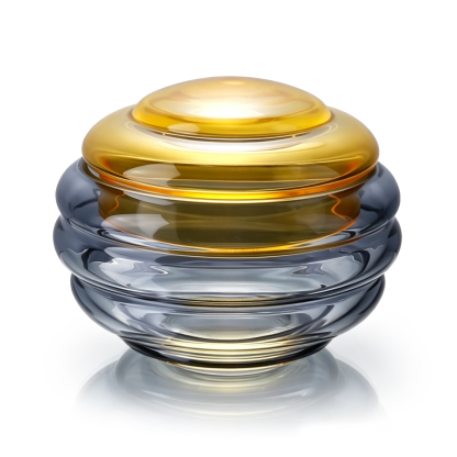 16050	 D6.3"H5.1" - GLASS SCULPTURE