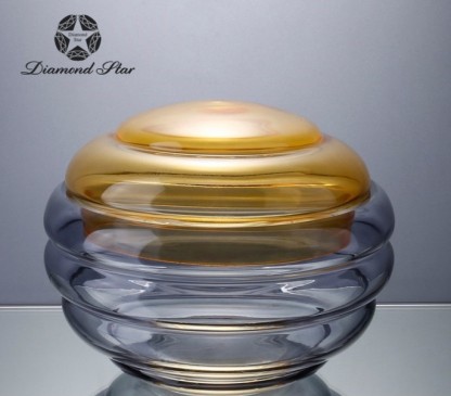 *D7.9"H6.3" - GLASS SCULPTURE