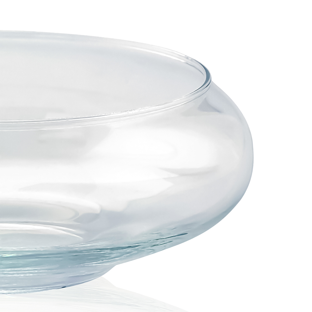 54001	 D9.5"H3.5" - CLEAR GLASS BOWL