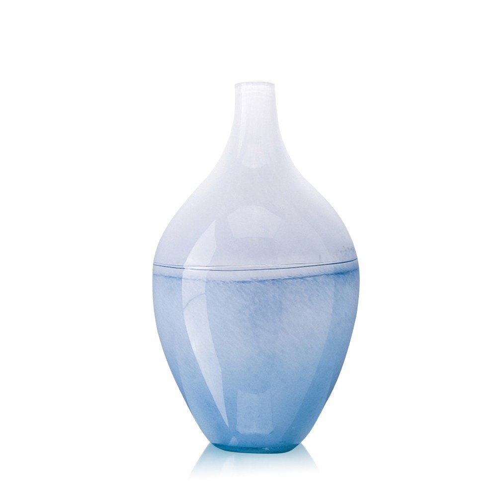 19013 D5.9"H12.6" - GLASS VASE