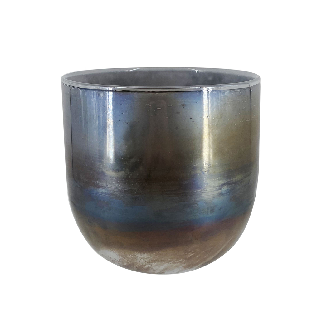 19016	 D5.9"H6.7" - ART GLASS VASE