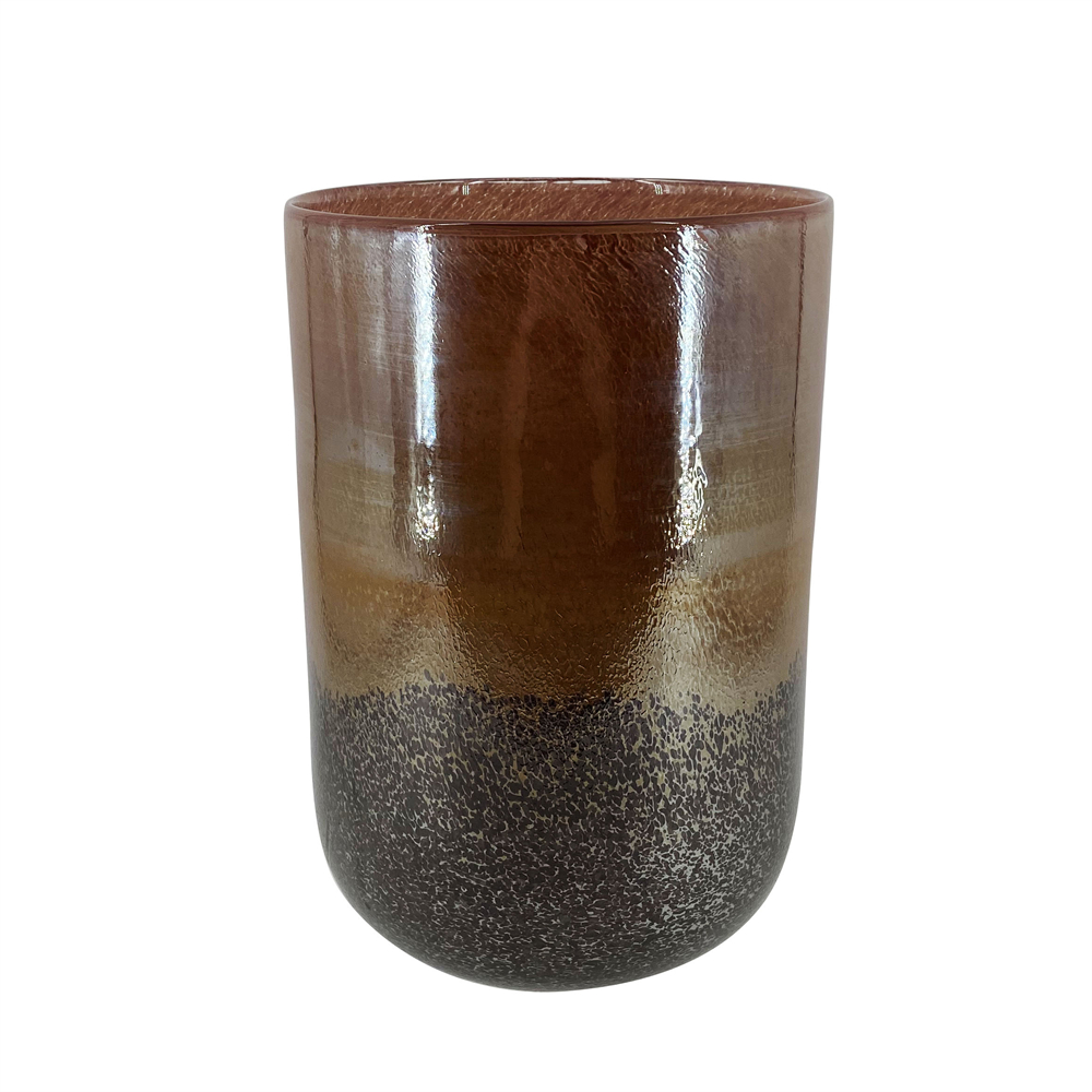19021-1	 D7.7"H11.8" - GLASS VASE