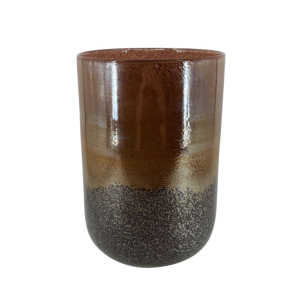 19021-1	 D7.7"H11.8" - GLASS VASE