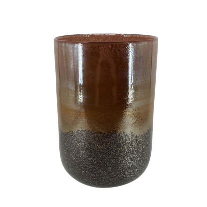 19021-1	 D7.7"H11.8" - GLASS VASE