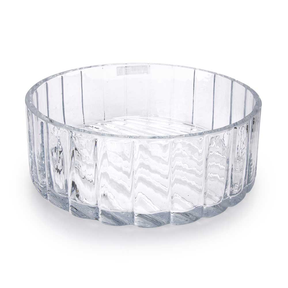 GA26093S3	 L5.9W4.3"H4.1" - GLASS VASE