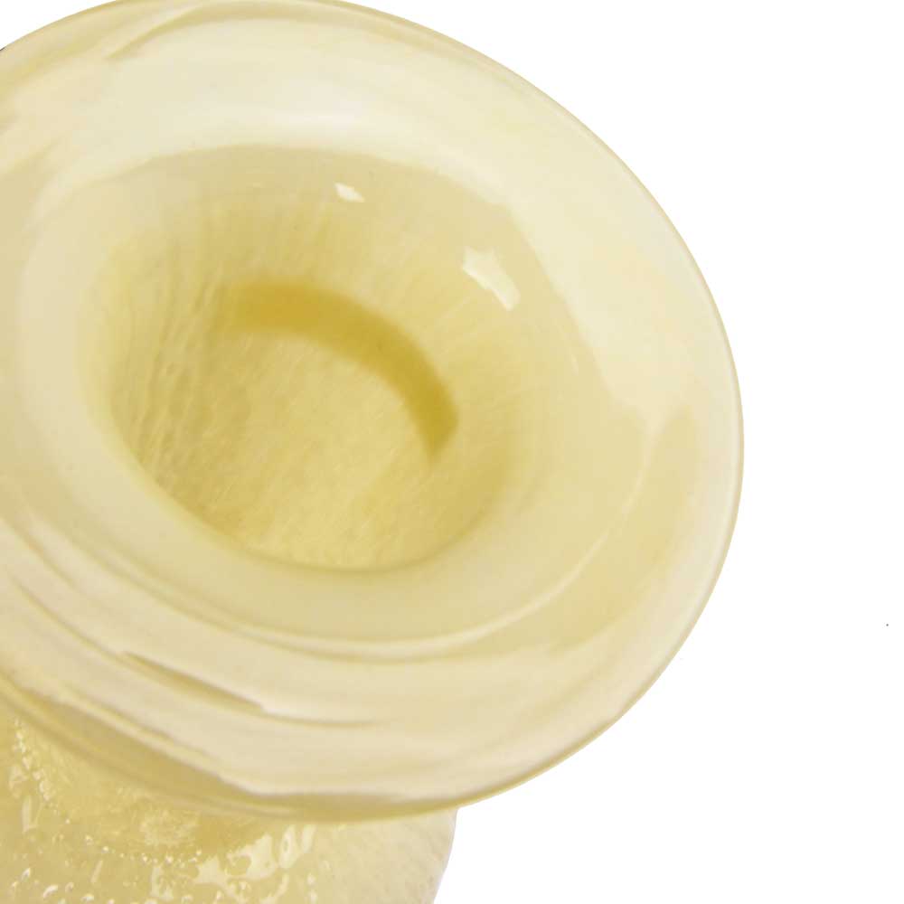 GA26041YE	 D4.7"H18.1" - GLASS BOTTLE WITH LID
