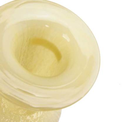 GA26041YE	 D4.7"H18.1" - GLASS BOTTLE WITH LID