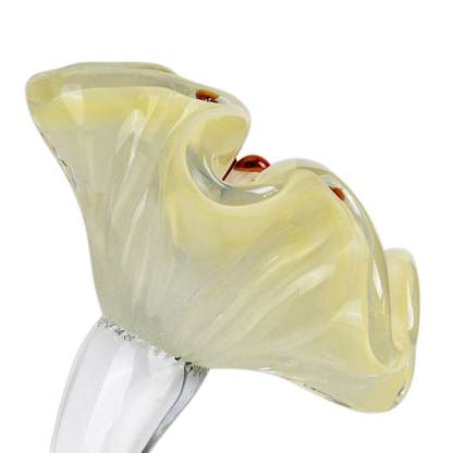 GE53004YE	 L3.5"W3.5"H3.9" - GLASS FLOWER