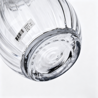 GA78018	 D7''H13''GLASS VASE