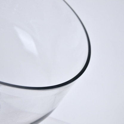 GA78008	 D10''H7''GLASS VASE
