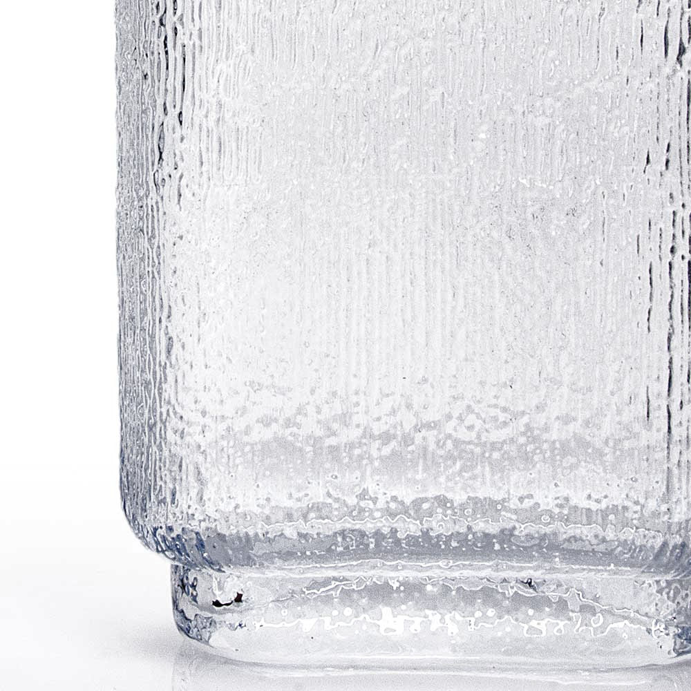 GA26002	 L7.9W3.1"H12.4" - GLASS VASE