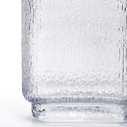 GA26002	 L7.9W3.1"H12.4" - GLASS VASE