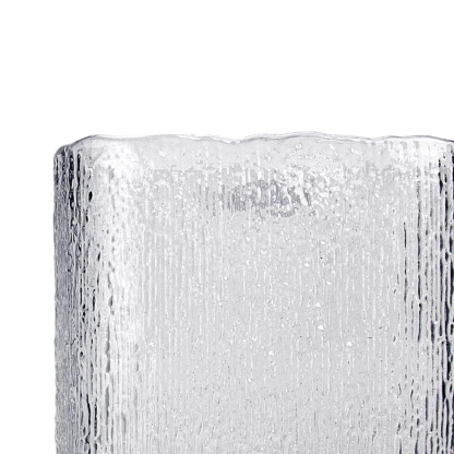 GA26029	 L4.3W2.4"H8.3" - GLASS VASE