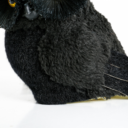 31667	 *D5.9"H11" - BLACK STANDING OWL TABLETOP