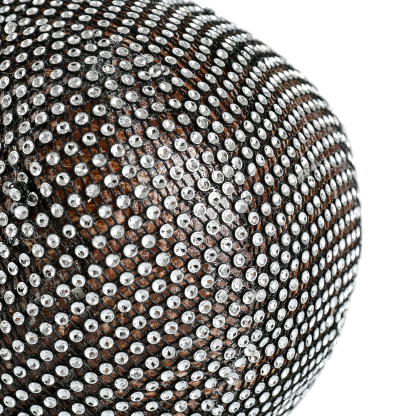 31783	 *L11"W9.1"H7.9" - SPARKLY FOAM SKULL