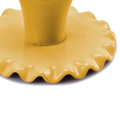 CE07034YE	 D5.4"H3.2" - EASTER CAKE PLATE