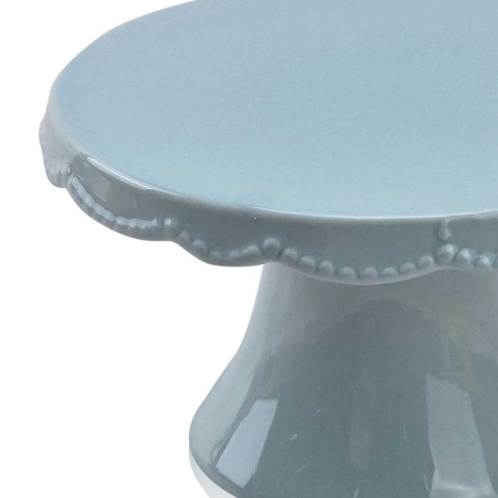 CE07037BL	 D5.6"H3.2" - EASTER CAKE PLATE